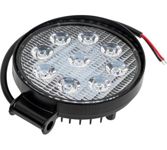 Фара Дали-Авто пр/т универс. круглая светодиодная 27W 9 LED,9-40V, 128х114х36 мм DA-02363