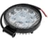 Фара Дали-Авто пр/т универс. круглая светодиодная 27W 9 LED,9-40V, 128х114х36 мм DA-02363 2