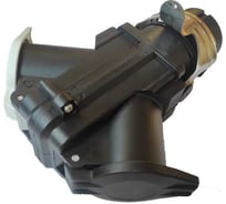 Разъём кабеля ДАЛИ-авто ABS 15 полосная вилка и 2*7 полосных N/S розетки с крышками, на винтах DA-02866