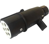 Разъём кабеля Дали-Авто 24V S-Type вилка с гайкой, пластик DA-02674