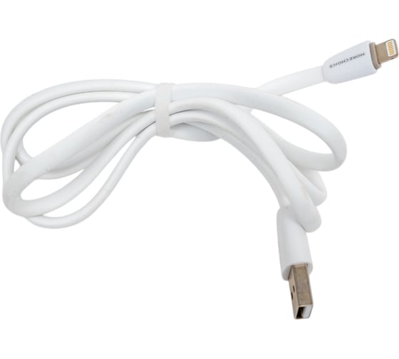 Автомобильное зарядное устройство More Choice 2USB, 2.4 A, для Lightning 8-pin AC22i White