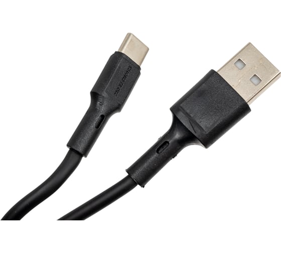 Автомобильное зарядное устройство More Choice 2USB, 2.4 A, для Type-C AC22a Black