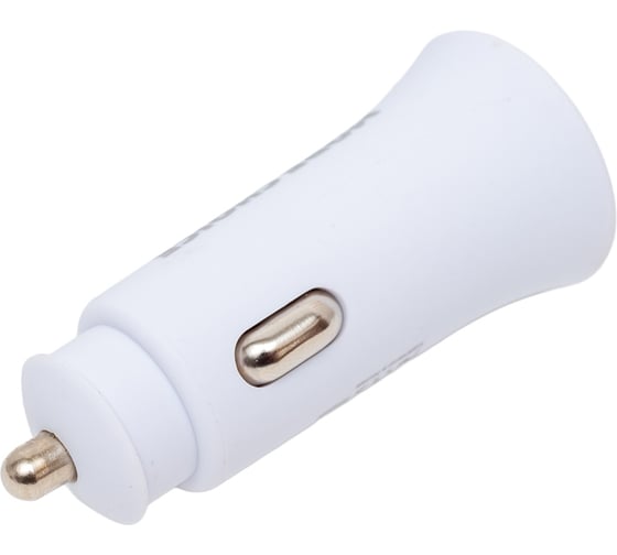 Автомобильное зарядное устройство More Choice 2USB 2.4A для Type-C AC23a White