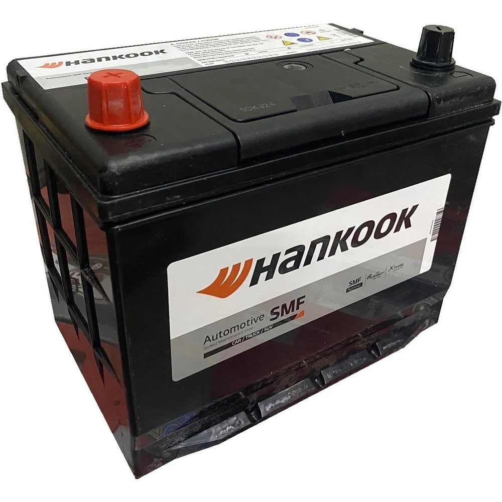 Автомобильный аккумулятор HANKOOK 6СТ-70.1 (80D26R) бортик HK80D26FR ...