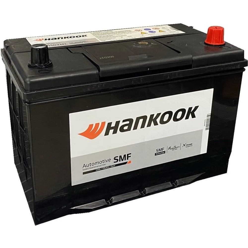 Автомобильный аккумулятор HANKOOK 6СТ-90.0 (105D31L) бортик HK105D31FL ...