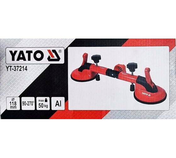 Стеклодомкрат угловой для стекол YATO YT-37214