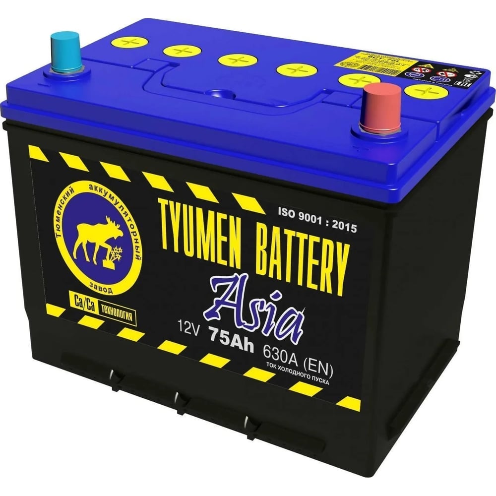 Аккумуляторная батарея TYUMEN BATTERY Тюмень asia 6ст -75.0 l TNSa75.0 ...