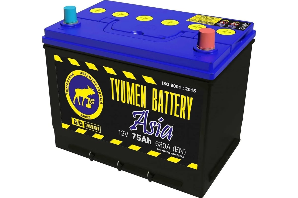 Аккумуляторная батарея TYUMEN BATTERY Тюмень asia 6ст -75.0 l TNSa75.0