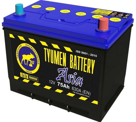 Аккумуляторная батарея TYUMEN BATTERY Тюмень asia 6ст -75.0 l TNSa75.0