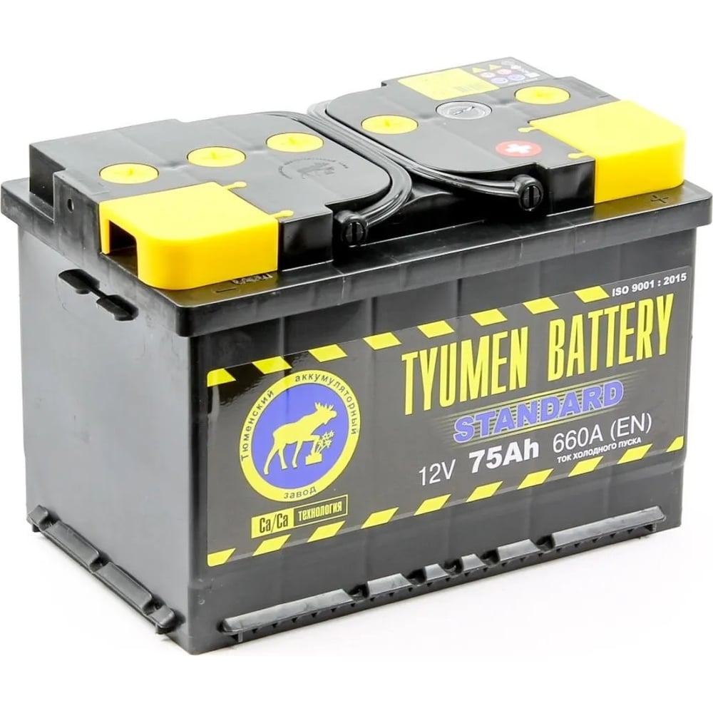 Аккумуляторная батарея TYUMEN BATTERY Тюмень standard 6ст -75.0 l TNS75.0 -  выгодная цена, отзывы, характеристики, фото - купить в Москве и РФ