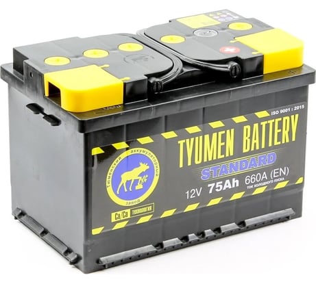 Аккумуляторная батарея TYUMEN BATTERY Тюмень standard 6ст -75.0 l TNS75.0