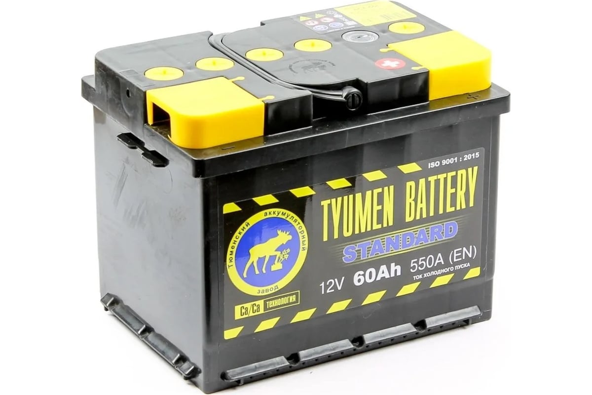 Аккумулятор TYUMEN BATTERY STANDARD 60 Ач 550А О/П TNS60.0