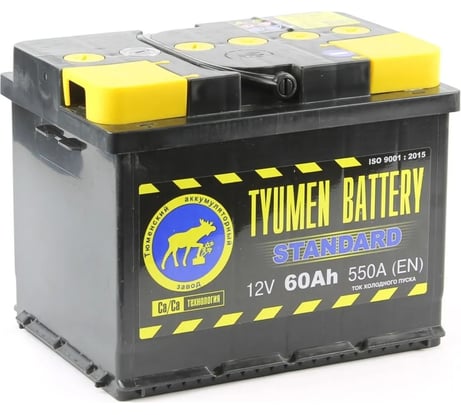 Аккумуляторная батарея TYUMEN BATTERY Тюмень standard 6ст -60.1 l TNS60.1