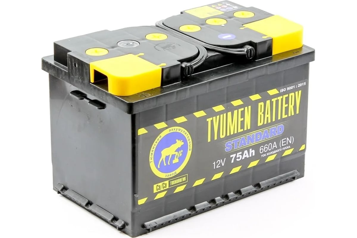 Аккумулятор TYUMEN Battery Standard 6CT-75L1 прямая полярность 75 Ач