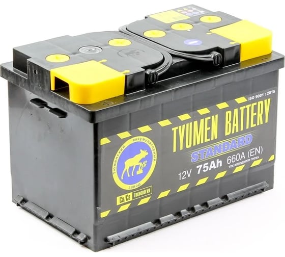 Аккумуляторная батарея TYUMEN BATTERY Тюмень standard 6ст -75.1 l TNS75.1 1