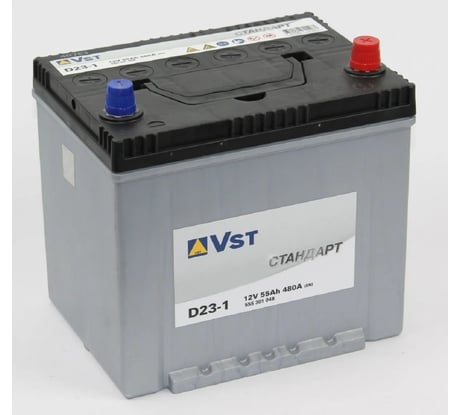 Аккумуляторная батарея VST Стандарт 6СТ-55.0 (555 301 048) яп.ст/бортик 555301048