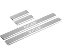 Накладки порогов Rival 4 шт., для Hyundai Bayon 2021- г.в. NP.2323.3