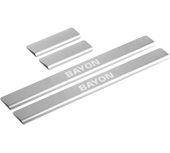 Накладки порогов Rival 4 шт., для Hyundai Bayon 2021- г.в. NP.2323.3 1