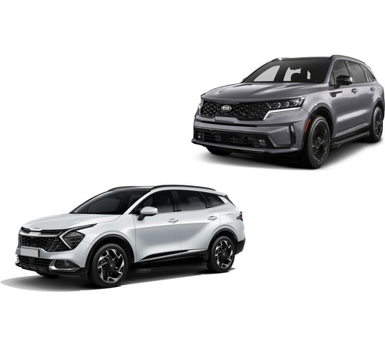 Пороги на авто Rival для kia sportage v/sorento iv/hyundai tucson iv/santa fe iv рест. F180ALB.2313.2