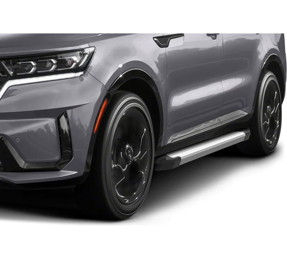 Пороги на авто Rival для kia sportage v/sorento iv/hyundai tucson iv/santa fe iv рест.. F180AL.2313.2