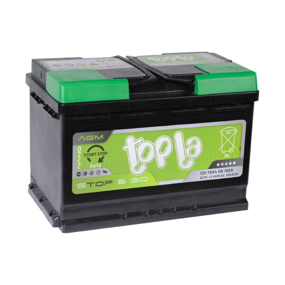 Аккумуляторная батарея TAB Topla agm stop-go 6ст-70.0 114070 - выгодная ...