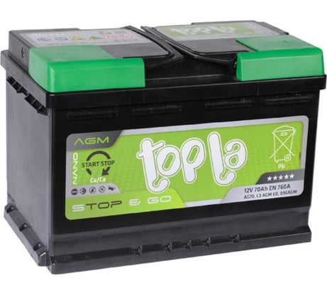 Аккумуляторная батарея TAB Topla agm stop-go 6ст-70.0 114070