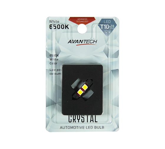 Светодиодная лампа Avantech 12V LED T8x28 6500K, 1 шт. арт. ALB0106 162319