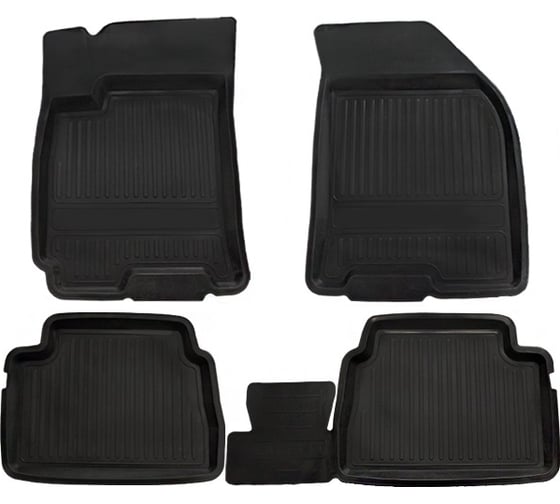 Коврики PSV для Mazda 3 III 2013-2019 г., резина, с борт., черный АТОЛЛ 127123 1