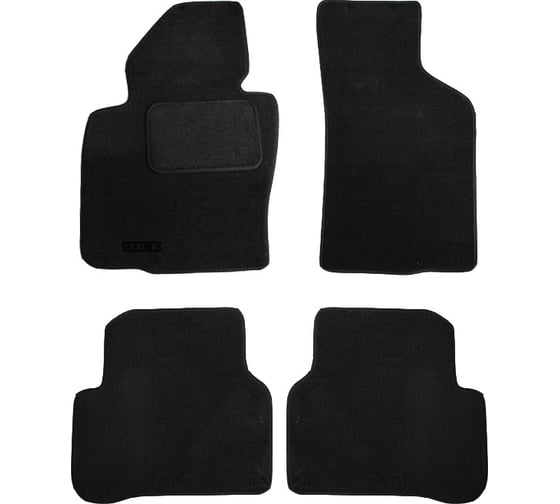 Коврики PSV для Lada Xray 2015 г., без ящика под сиденьями, c креплением, текстиль, черный Matex 129165 1