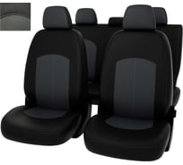 Чехлы PSV для VW Polo VI 2020 черно синяя экокожа Оригинал 135039