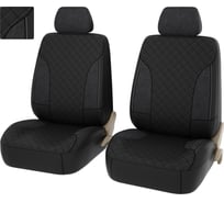 Чехлы PSV для King Next 2 FRONT Черный отстрочка белая черная алькантара терморомб экокожа 135454