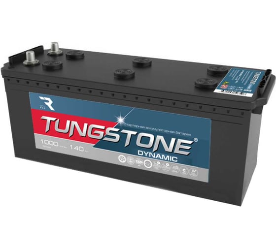 Автомобильный аккумулятор Tungstone Dynamic 6ст-140 евро.конус 140L(3)-AAШ-AШ-0