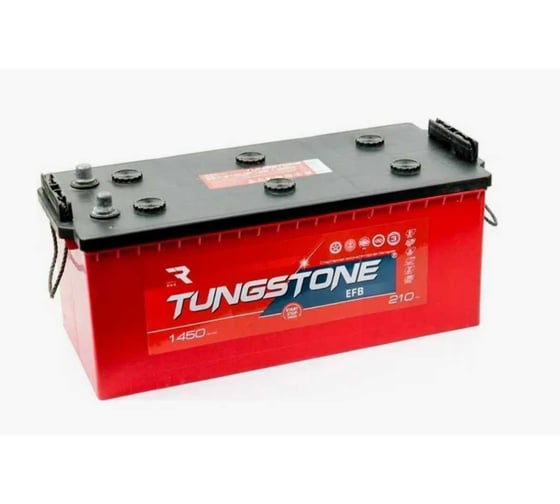 Автомобильный аккумулятор Tungstone Efb 6ст -210 росс.болт 210(L)4-ВBK-BK-1