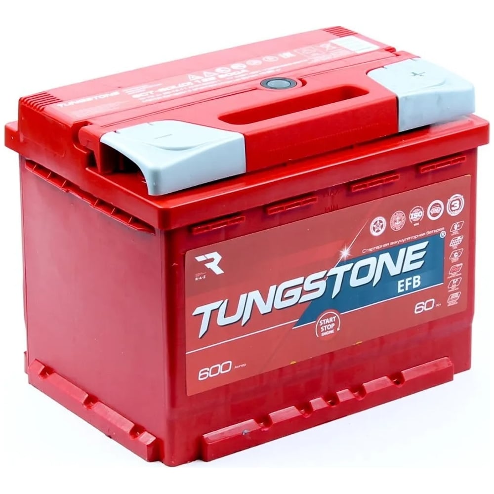 Автомобильный аккумулятор Tungstone Efb 6ст -60.0 60L(0)-L2АК-АК-0 ...