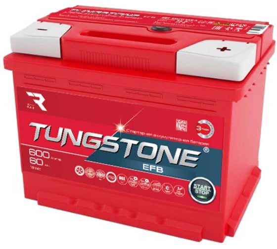 Автомобильный аккумулятор Tungstone Efb 6ст -60.0 60L(0)-L2АК-АК-0