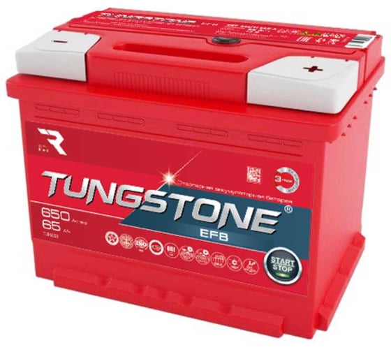 Автомобильный аккумулятор Tungstone Efb 6ст-65.0 65L(0)-L2АК-АК-0
