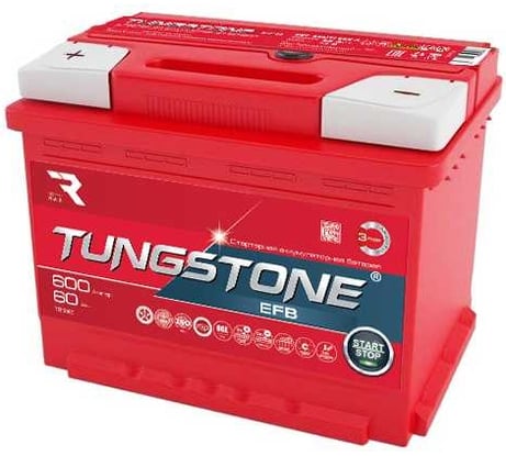 Автомобильный аккумулятор Tungstone Efb 6ст -60.1 60L(1)-L2АК-АК-0