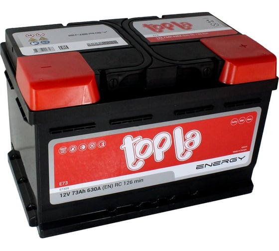 Автомобильный аккумулятор TAB Topla energy 6ст-73.0 (57309) низкий 108073