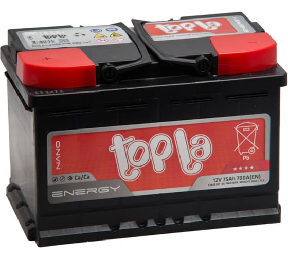 Автомобильный аккумулятор TAB Topla energy 6ст-75.1 108375 1