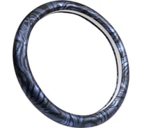 Оплетка A2DM XL размер, экокожа, синий/черный узор 107843