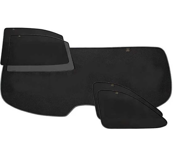 Автошторки Trokot комплект на заднюю полусферу из 5 экранов Toyota Land Cruiser 100 Series 1998-2007 ЗФ открываются правый руль TR2115-10