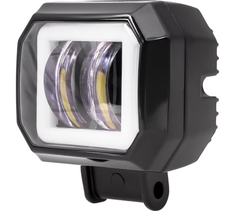 Противотуманная светодиодная фара LEDZILLA квадрат 20Вт 10-30В лампа диодная, балка дальнего светаLED ПТФ ДХО для авто противотуманки, 1шт G0030