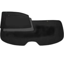 Автошторки Trokot комплект на заднюю полусферу из 3 экранов Honda Inspire 3/Saber2 UA4, UA5 1998-2003 Праворульная ЗВ с вырезом под датчик TR2082-09