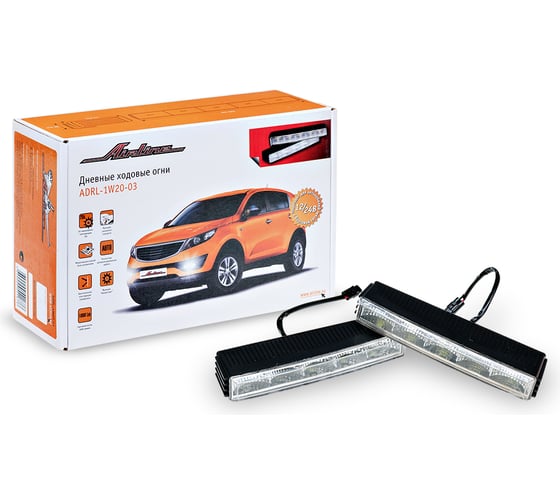 Ходовые огни с блоком управления 1 Вт х 20 LED Airline ADRL-1W20-03 1