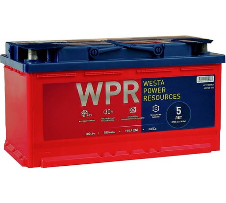 Аккумулятор WPR 6ст 100 VLR 0, 910 А EN, 600120310