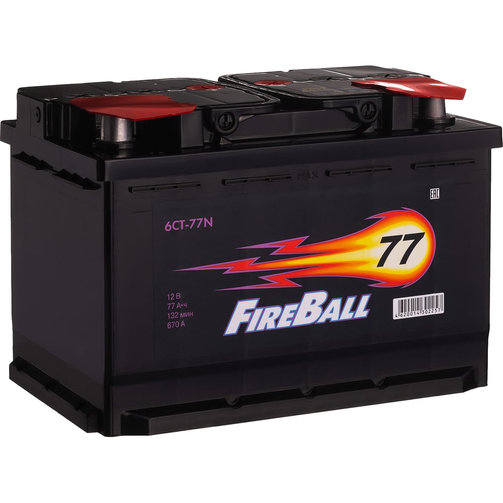 Аккумулятор FIRE BALL 6ст 77 N, 670 А CCA, 577111020 - выгодная цена ...