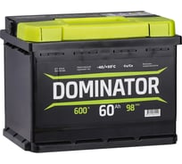 Аккумулятор DOMINATOR 6 СТ 60 Ач 0 LR, 600 А ССА, 560108060