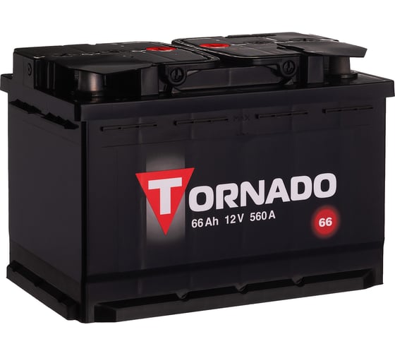 Аккумулятор TORNADO 6ст 66 N, 560 А CCA, 566111080