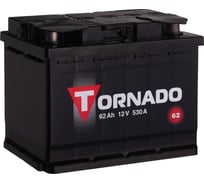 Аккумулятор TORNADO 6ст 62 N, 530 А CCA, 562107080