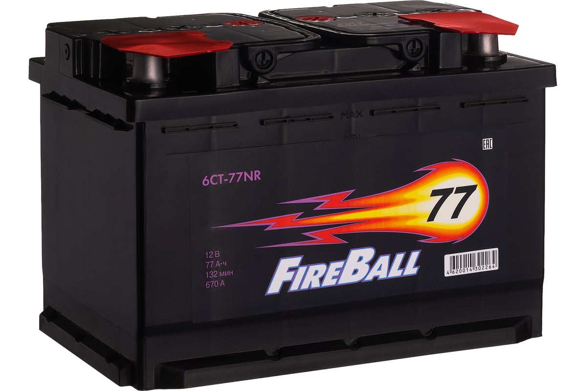 Аккумулятор FIRE BALL 6ст 77 NR, 670 А CCA, 577112020 - выгодная цена,  отзывы, характеристики, фото - купить в Москве и РФ